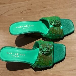 Kurt Geiger Emerald Sequin Heels